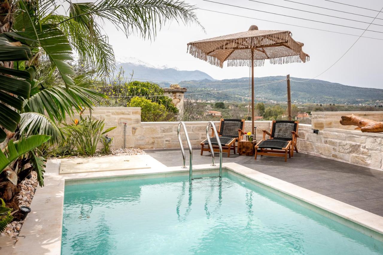 Villa Armenus, Private Pool, Garden, Bbq Chania  Ngoại thất bức ảnh